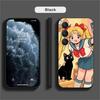 Cartoon S-Sailor M-Moons Phone Case For Samsung Galaxy A52 A42 A32 A22 A12 A02S A72 A73 A51 A41 A31 A21S A71 A40 A30S A20S