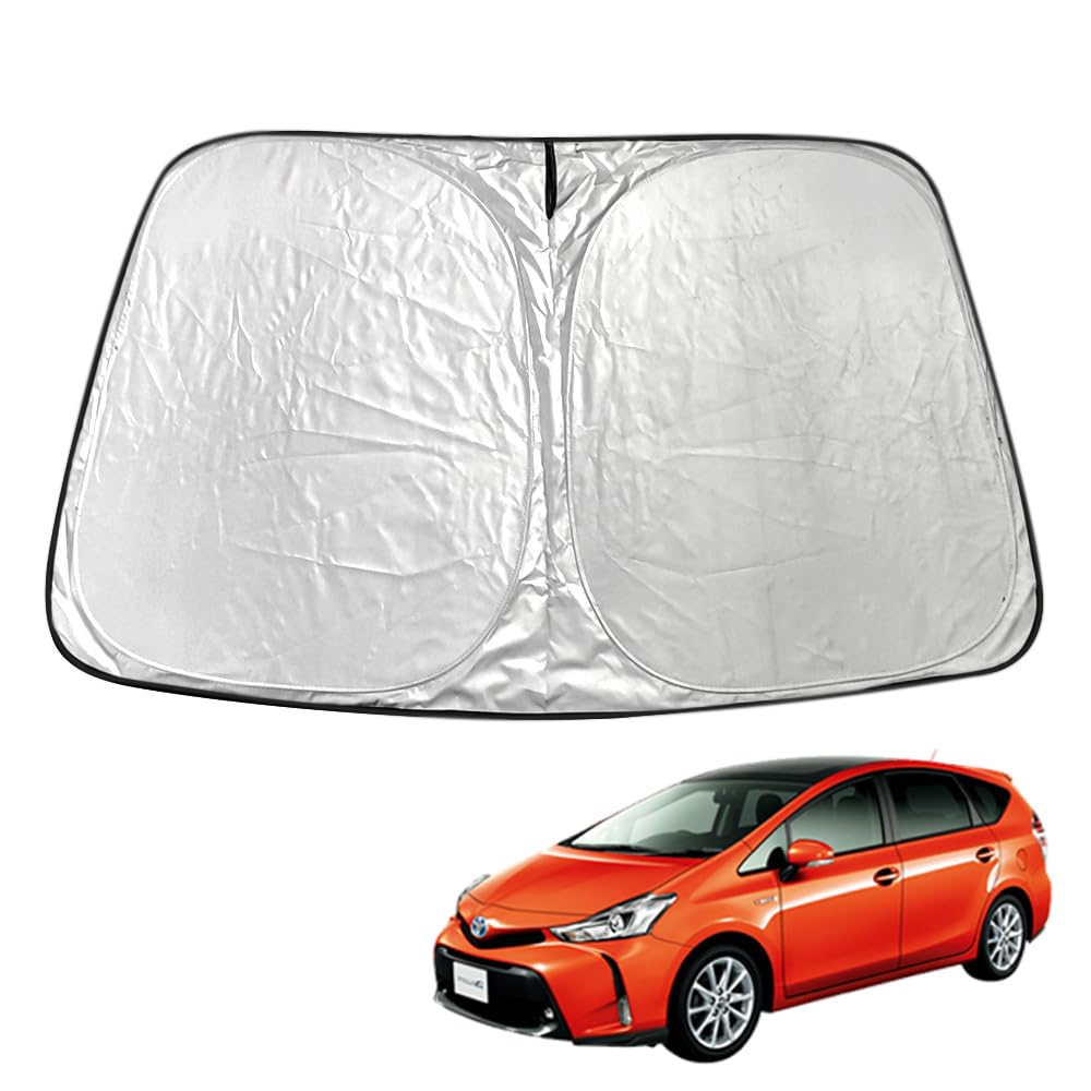 

Toyota Prius 40 Series Windshield Sunshade Windshield Light Sun UV Sunburn Foldable Car Sunshade One-Touch - Curtain, Insulation, Blocking,