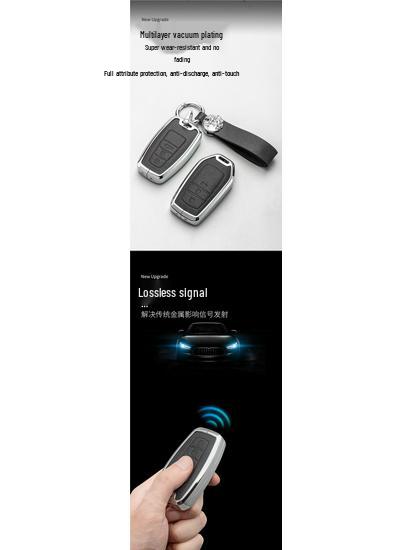Full-Cover Metal Key Case for Toyota Corolla, RAV4, Rongfang, Wilanda, Levin, Camry