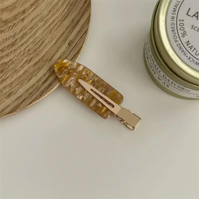 Ac de păr cu acetat Femei Machiaj Bucle Ciucuri Agrafă de păr Stil francez Barrete Clipuri cioc de rață Accesorii de păr pentru fete bijuterii