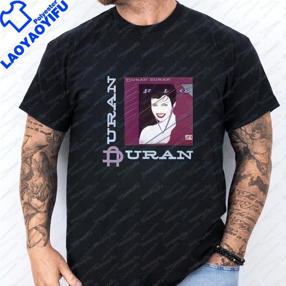 Newly Launched Duran Duran Band Summer Trendy Shortsleeved Tshirt Suitable for Both Unisex and Unisex Large Size