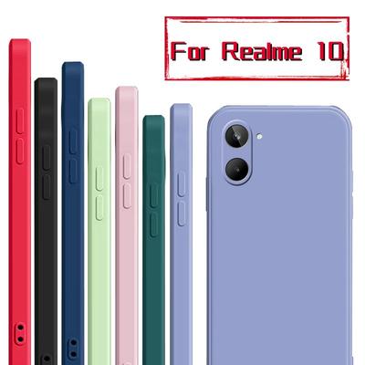 For Realme 10 Pro Case Cover Realme 9 10 Pro Plus Shockproof Bumper Soft Liquid Silicone Full Phone Back Cover For Realme 10 Pro