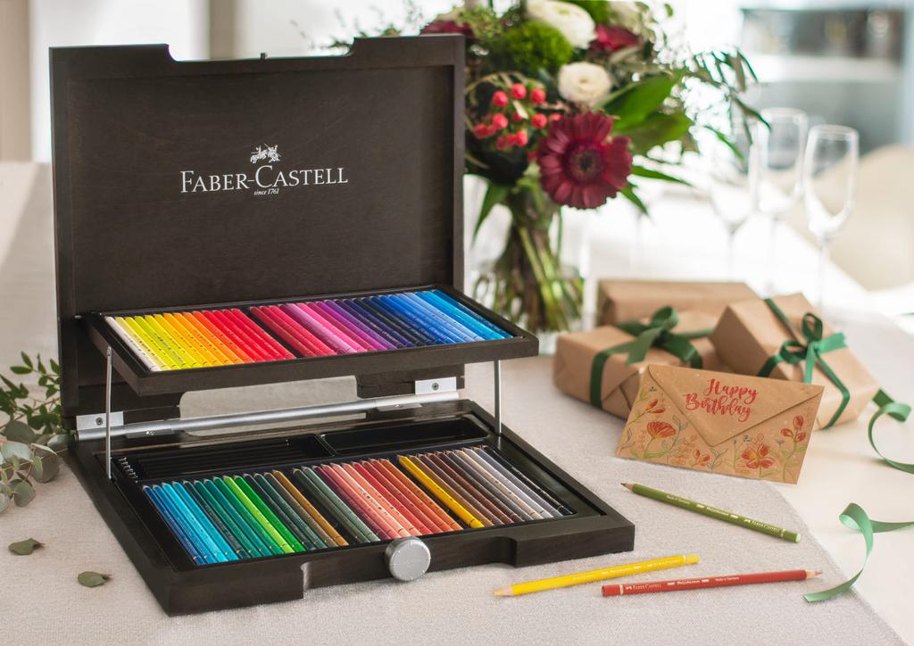 Polychromos Colored Pencils 72 Color Set Wooden Box 110072 Genuine Faber-Castell [Japanese Product]