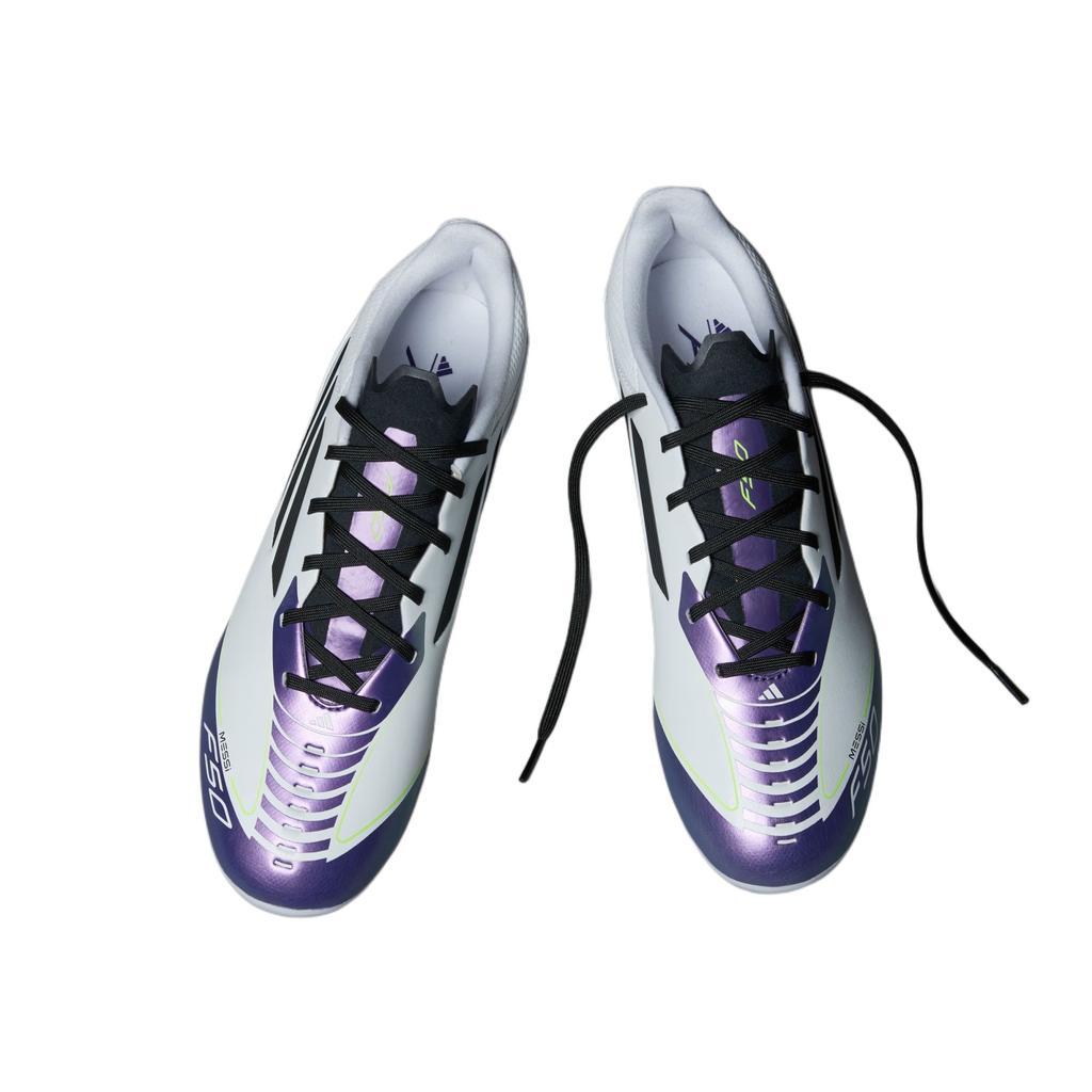 adidas Messi Adizero F50 League FG MG Triunfo Estelar Pack Unisex Sneakers Purple Cloud-White Core-Black IE9073