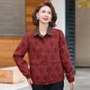 2025 Autumn Stylish Slimming Lapel Jacket for Middle-Aged and Elderly Women