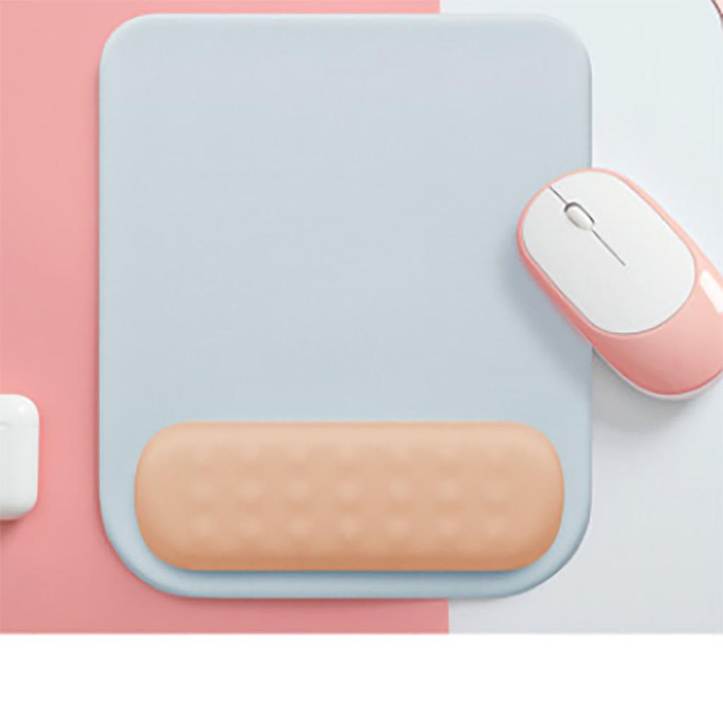 Wrist Protector Mouse Pad Silicone Polyurethane Fiber Soft Skin Friendly Computer Mouse Pad for