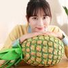 Pineapple Pillow Soft PP Cotton Filling Realistic Plushies Fruit Props Sofa Ornament Lovely Simulation Pineapple Stuffed Fruit Toy Home Decoration