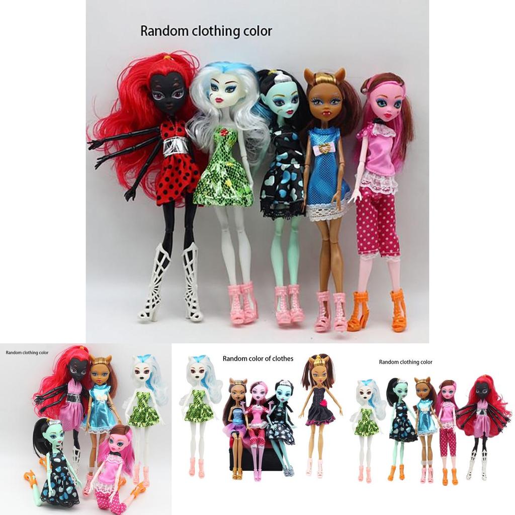 Elegante Monster High Puppe Harzmaterial Modische Spielzeugsammlung