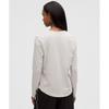 Lululemon Love Long Sleeve Shirt Heathered Dove Grey