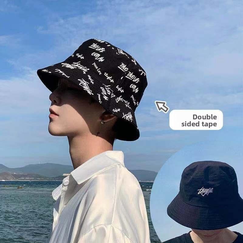 Летняя панама мужская хлопковая с козырьком для активного отдыха