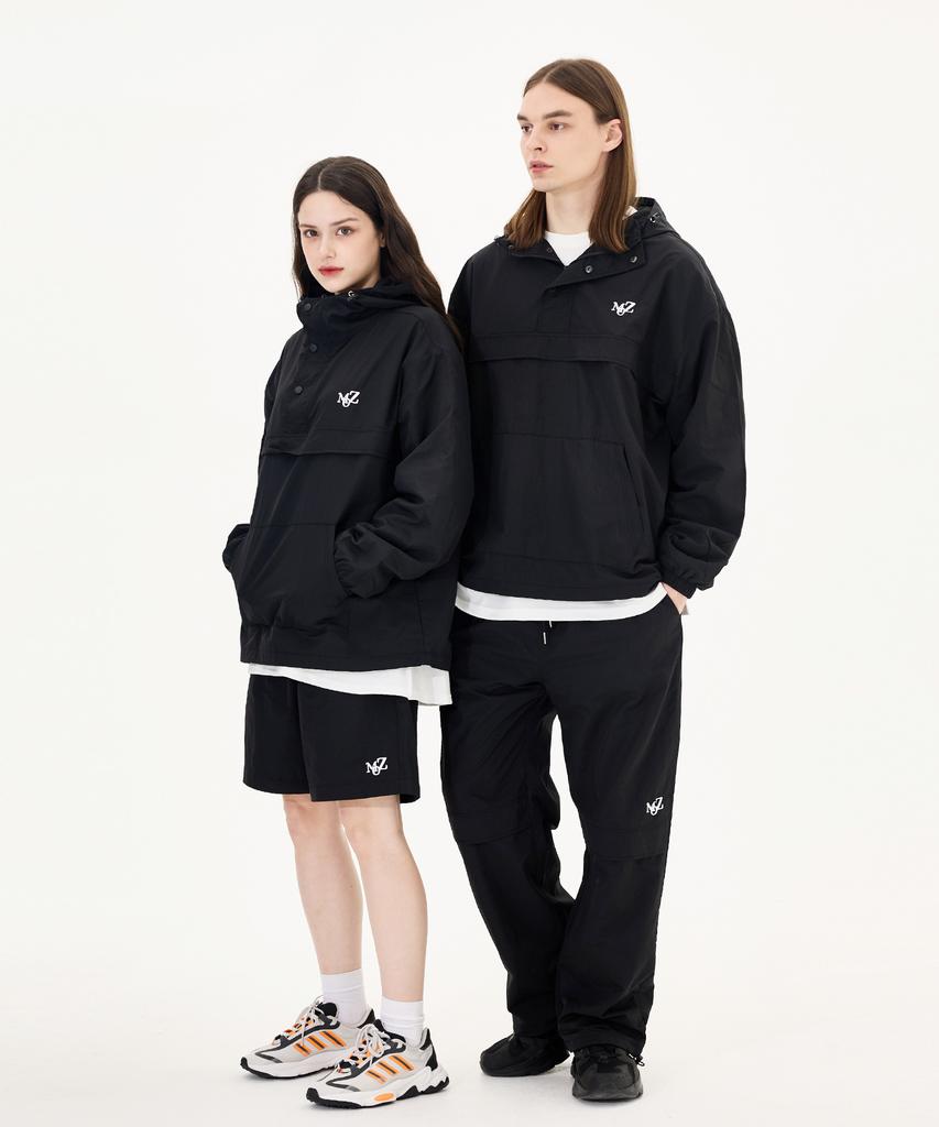 Mozmoz Soft Mesh Anorak Jacket Black
