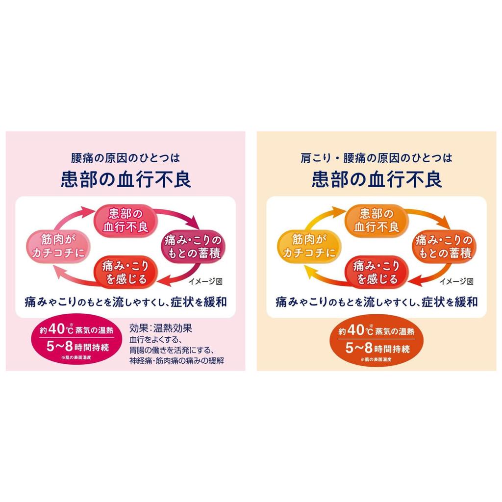 Megurism Steam Heat Trial Set and Stomach Warmer 5 Sheets Includes Bath (Shoulder, Waist, Set, Each, Additives)