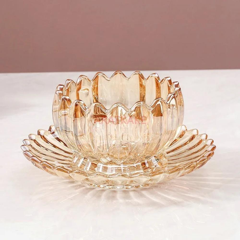 

Хрустальная стеклянная миска бытовая маленькая фруктовая тарелка набор посуда роскошный Пномпень прозрачная фруктовая тарелка Дим сам блюдо салатница