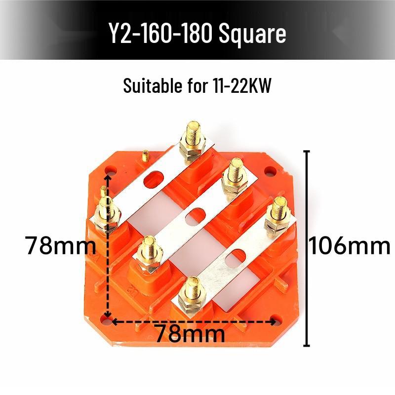 Three-phase Motor Terminal Box Y2Y2-160-180 with Thickened Copper Connection Block