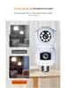 Dual Lens WiFi PTZ Smart Bulb Surveillance Camera with Full Color E27