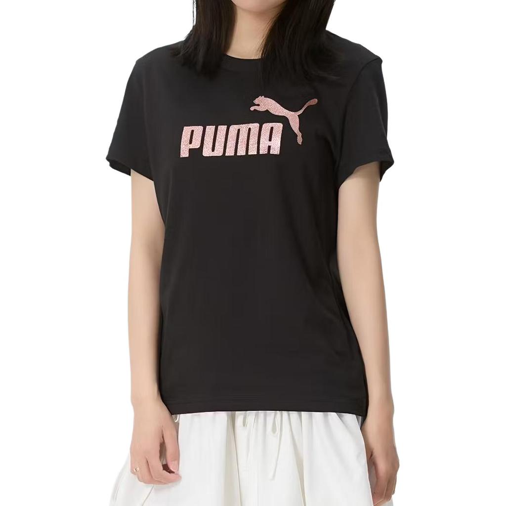 Puma Slim Fit Round Neck Casual Comfortable Sports Breathable T-Shirt Women tops 69445501