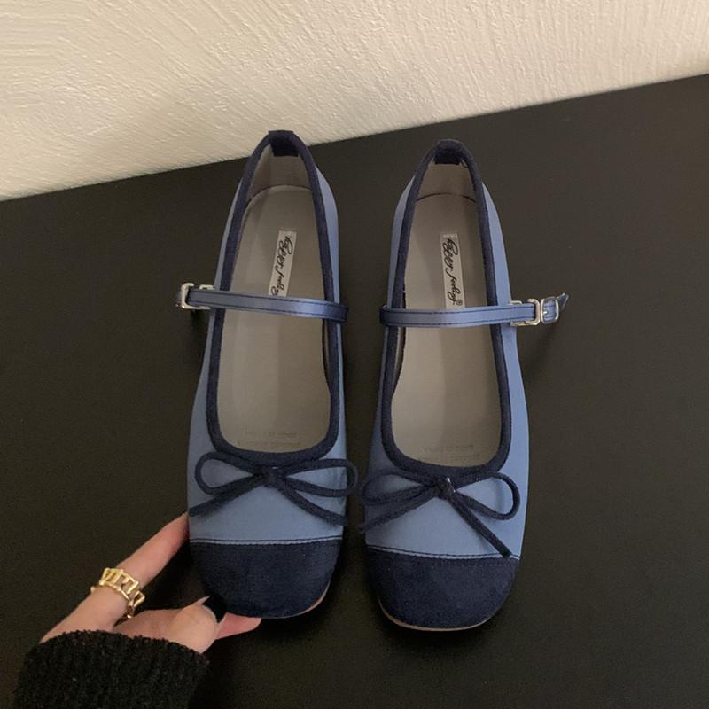 Moda Bailamos 2025 Nowe Damskie Baleriny Panie Casualowe Buty Mary Jane Miękka Podeszwa Buty Wizytowe Outdoor Okrągły Nosek Baleriny