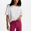 Converse Grow Together Drop Shoulder Sleeve T Shirt Women's White 10025447-A03