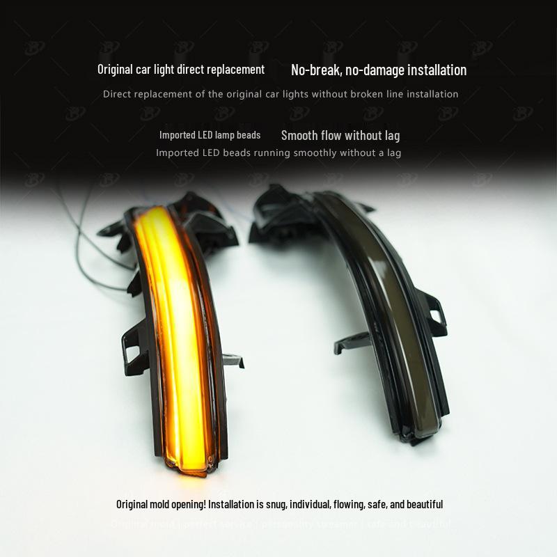 BMW 2 Series (2012+) Sequential Turn Signal Blue Rearview Mirror Light