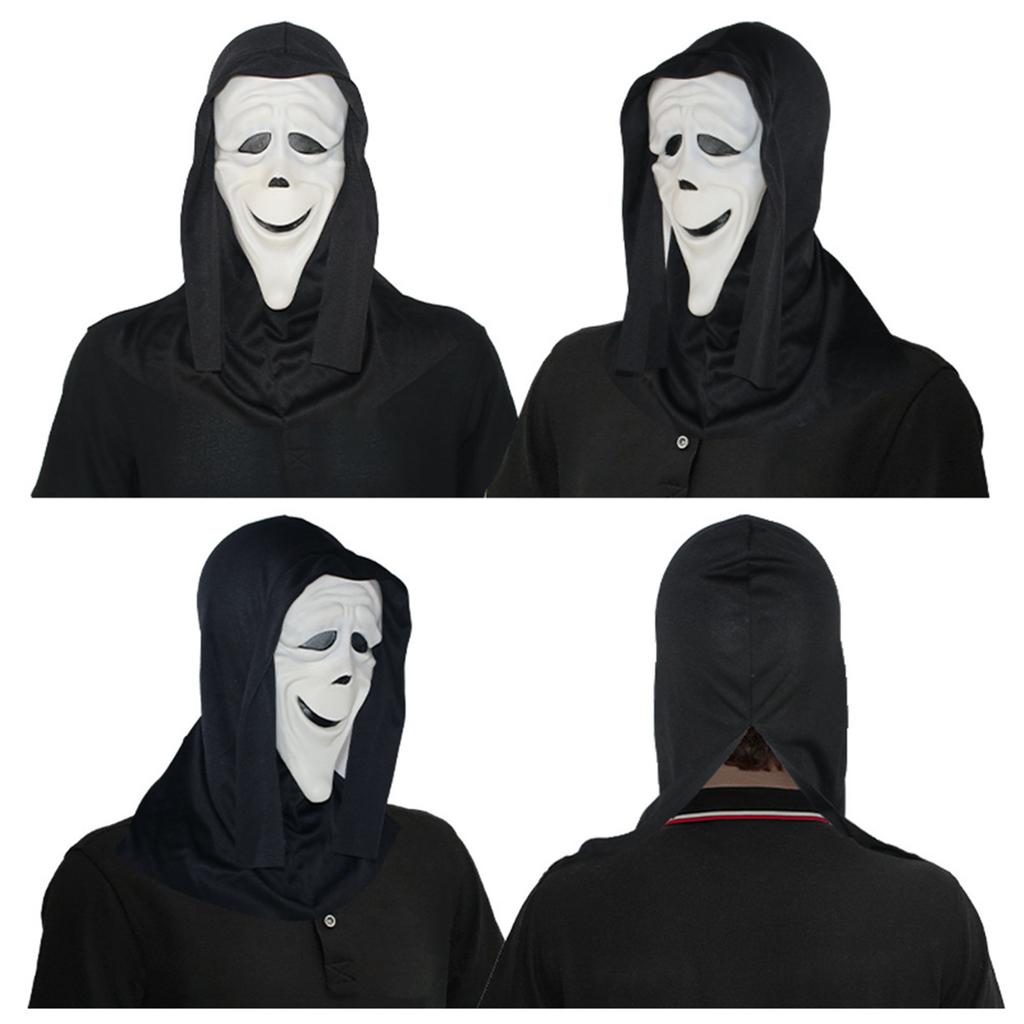 Maschera di Halloween Dark Role Playing, Adatta Maschera Horror in Lattice Una Maschera Divertente