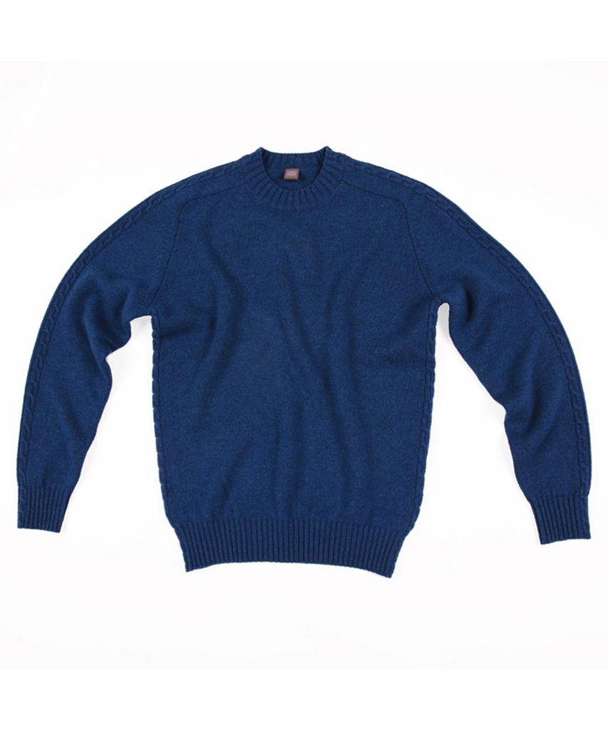 IOLO Cable Crew Neck_Blue