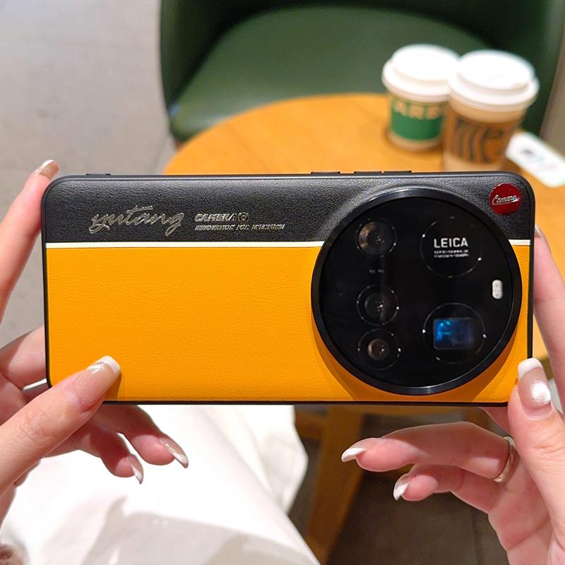 For Xiaomi Mi 15 Ultra Case Fashion PC+PU Leather Camera luminous Protect Back Cover Case For Xiaomi Mi 15 14 Pro 13 Ultra Shell xiaomi 15 ultra