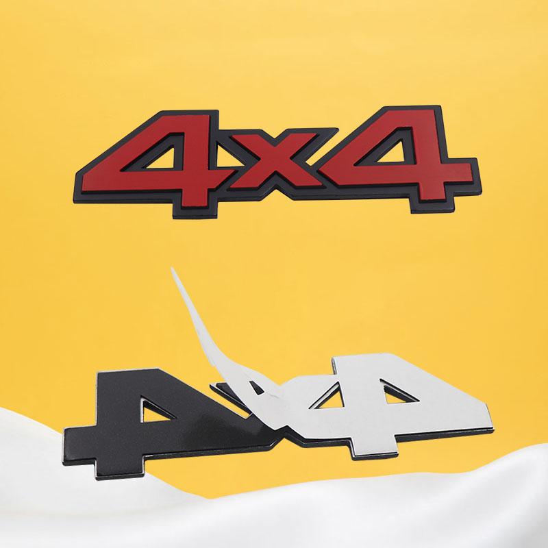 3D Car Styling 4X4 Four-Wheel Drive Car Hood Fender Trunk Rear Bonnet Nameplate Decal Emblem Badge Sticker for SUV Off Road