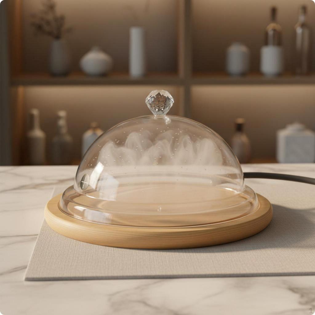 Rauchdichter Kuppeldeckel Transparent Rauch Leicht zu reinigen Cloche für