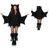 Halloween Costume Queen Costume Witch Costume Bat Uniform Party Animal Costume Fluffy Costume Performance Costume