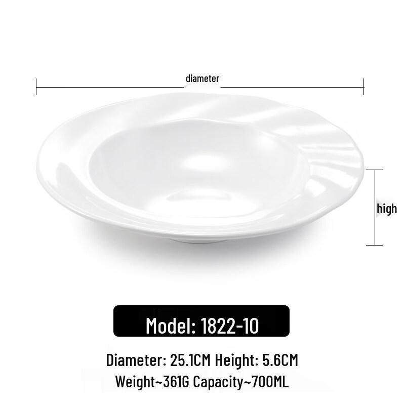 Cartoon Melamine Imitation Porcelain Deep Serving Plate