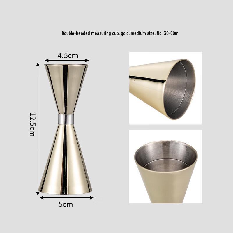 ZISIZ 304 Stainless Steel Measuring Jigger