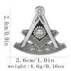 1 Peça Design de Cabeça de Leão Solar Emblema Maçônico Broches Insígnia Maçônica Emblema Maçônico Vintage Broches em Forma de Espada