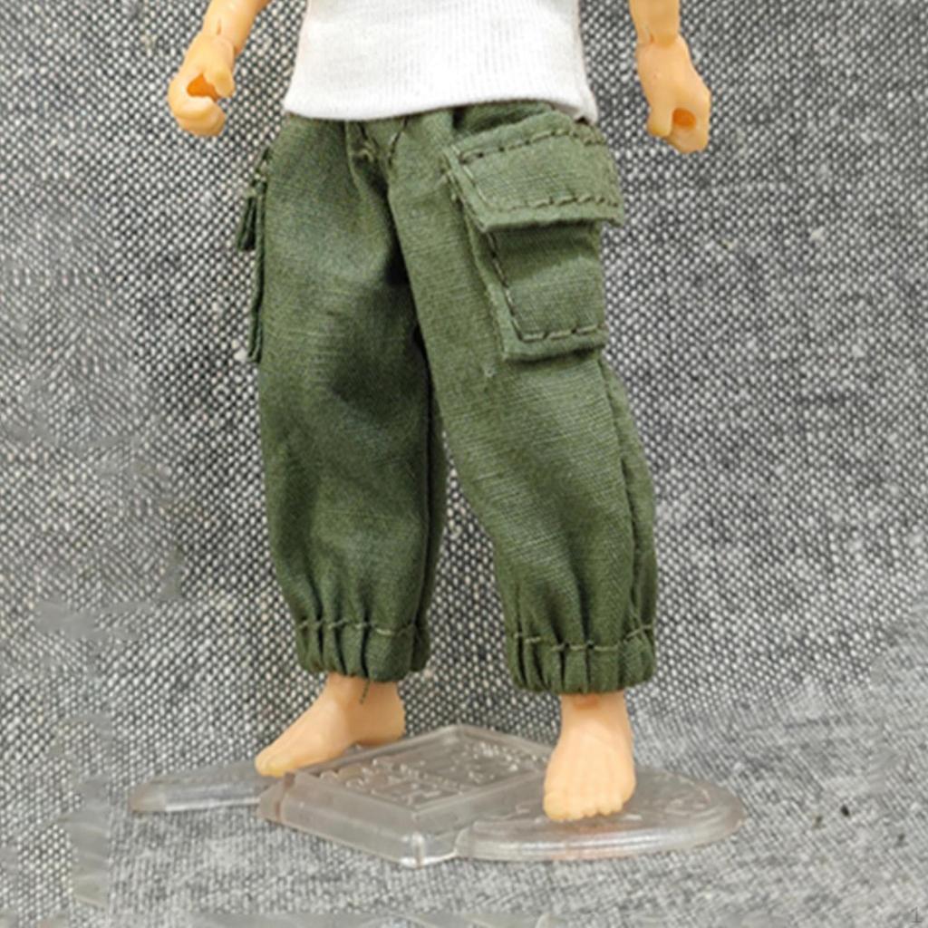 1/18 Casual Pants Accessory Handmade Doll Clothes 3.75 Inch Mini Action Figure for Dress Up