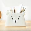 Free Bear Cute Pen Holder, Simple Gift Storage Creative Plastic Stationery