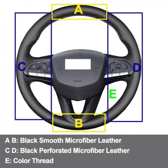 DIY Car Steering Wheel Cover For Cadillac CT4 CT5 XT4 -  CT5-V