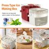 Press-type Convenient Outdoor Portable Ice Tray Large Capacity Ice Bucket 48 Extra-Large Ice Maker Food Grade Plastic Storage Tray Kitchen Gadget