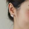 (Silver 925) Emblem Heart One-Touch Earrings EC1962