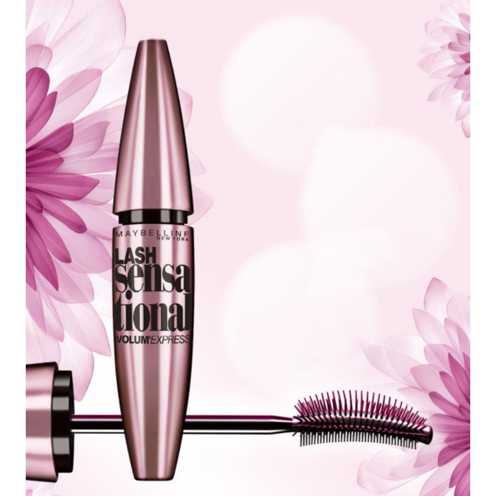 Maybelline New York Lash Sensational Waterproof Mascara 10ml, 1 piece