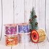 Colorful 10 Yard Music Note Christmas Ribbon With Wire Ideal For Creative Decorative Holiday Uses