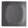 Marui Seito Shigaraki Ware Hechimon Plate, Square, Approximately 13cm Long, Hanawabi Pattern, Black, MR-3-4281