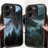 Mountain Forest Phone Case For IPhone 17 16 15 13 11 12 14 Pro Max Plus Silicone Cover Shell