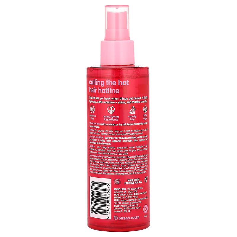 Heat Protection Shine Mist, Paradise Punch, 6.7 Fl Oz (200 Ml)