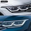 Car Headlight Protective Tint Film Smoke Black Transparent TPU Sticker For Volkswagen VW Tiguan R Line Facelift