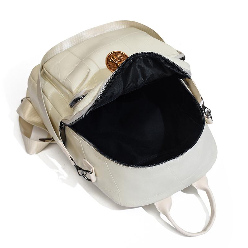 Мягкий кожаный женский рюкзак — фото 9