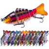9.7cm 14.5g Wobblers Coulants 7 Segments Leurres de Pêche multi segments Swimbait Appât Dur Matériel de Pêche Pour Bar Isca Crankbait