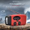 Solar Emergency Radio with LED Flashlight SOS Alarm Weather Forecast Emergency Crank AM/FM Radio USB Mobile Phone Charger