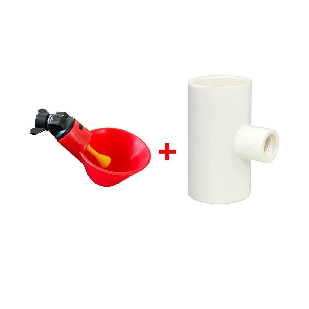 Automatic Chicken Water dispenser Plastic poultry drinking bowl Straight Pipe Farm chicken Coop Automatic Drinking Water System