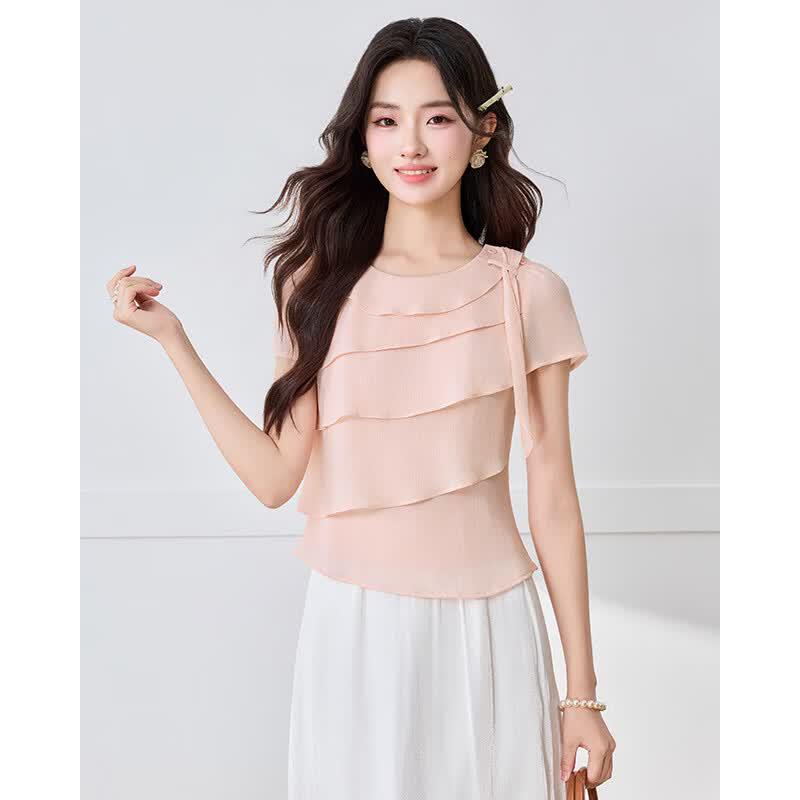 IEF Petite French Sweet Design Top