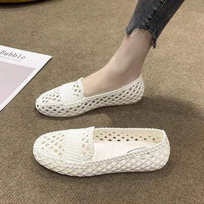 Fashion Casual Versatile Non-slip Hollowed Out Breathable Not Tired Feet Single Shoes Women 2025 Spring and Summer New Super Soft Sandals Women