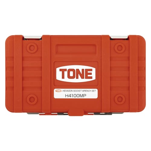 Tone Hexagon Socket Wrench Set H4100MP, 12.7mm (1/2") Drive, Red, 12-Piece Set
